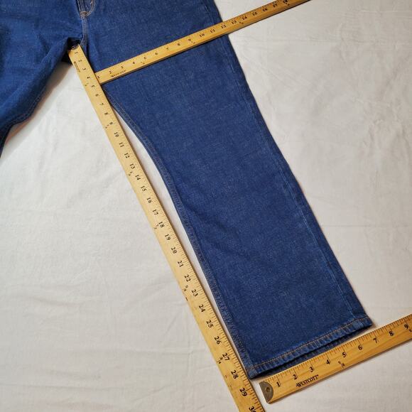 Abercrombie & Fitch Women Size 16S NWT Slim Straight Ultra High Rise Jean Blue - Picture 3 of 9